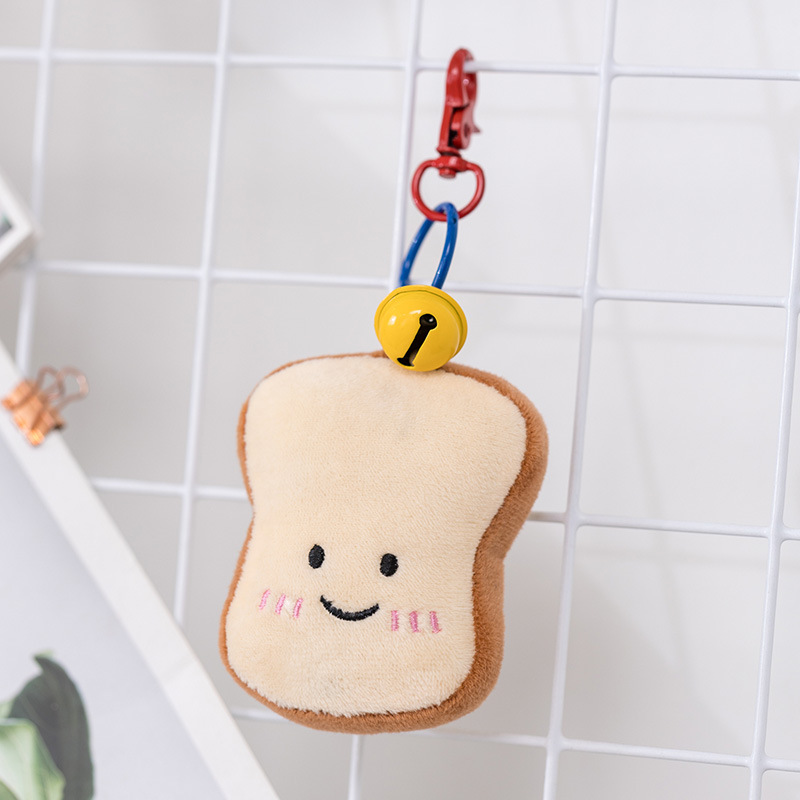 Porte-clés pain grillé 10 cm