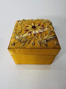 Estilo Personalizado con Hermoso Patrón Bordado, Trabajo a Mano, Tela de Seda y Chenilla, Almacenamiento, Mejor Precio al por Mayor - Product Image 4