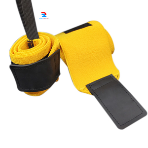 Gym Wrist <b>Wraps</b> With Extra Hand Grips Strength Training Push Up Weightlifting Thumb Loops Wrist <b>Support</b> <b>Wraps</b> - Product Image 1