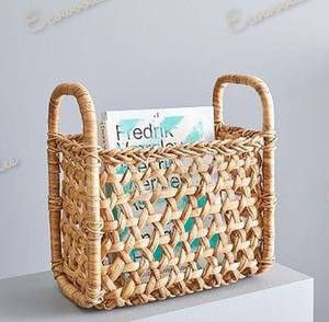 Handmade Natural Rattan Storage <b>Basket</b> New Design for Kitchen & Living Room Price for Food Storage - Product Image 6
