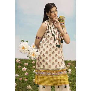 ชุดมุสลิมพิมพ์ลายสไตล์เรียบร้อยสำหรับผู้หญิง 3 ชิ้น ตกแต่งด้วยเพชร ขนาดพลัสไซส์ XS สำหรับใส่ในวันสบายๆ ผลิตตามแบบ ODM พร้อมผ้าคลุมไหล่-SD-52154 - Product Image 2