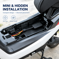 Pelacak GPS Mobil 4G 2G Mini Tersembunyi untuk Sepeda Motor Truk Armada Real-time Protokol GT06 VD40-SEA