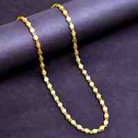 Chaîne en laiton plaqué or micro 14K 18K 24K, style maillons ovales ou motif feuille, colliers de mode, vente en gros
