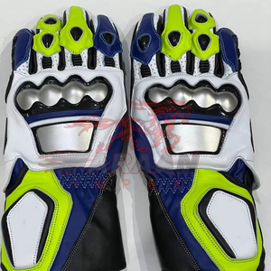 Gants de course de moto haute performance avec protection des articulations Gants de moto combinés de différentes couleurs rembourrés antidérapants - Product Image 1