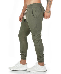 Men's Lightweight High Waist Ripped Canvas Jogging Sweatpants-Casual Training Fitness <b>Trousers</b> - Product Image 3