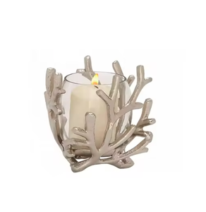 Hammered Luxury Round Candle <b>Holders</b> Silver Aluminum Candle Votive <b>Tealight</b> Decorative Lighting Products Hot Arrival - Product Image 2