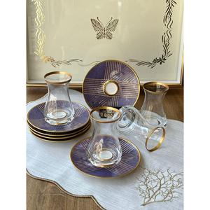 Set da tè İrem Blue Ala 12 pezzi per 6 persone - Product Image 1