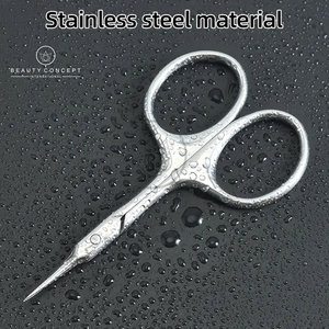 Pousse-cuticules et ciseaux de manucure en acier inoxydable pour droitiers, outil de beauté pour l'élimination des peaux mortes et le soin des ongles - Product Image 6