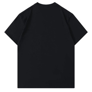 เสื้อยืดผ้าฝ้ายสีขาวพื้นฐานสำหรับชายและหญิงเสื้อยืดแขนสั้นสำหรับชายเสื้อคอกลมสำหรับ100 - Product Image 4