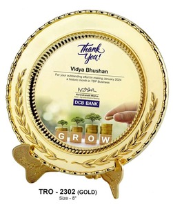 Trofeos de reconocimiento de premio de placa redonda de metal pesado personalizables de calidad superior Medallas y placas disponibles a precio de exportación - Product Image 3