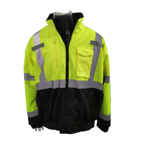 Nueva llegada de alta calidad de seguridad de alta calidad ropa de trabajo de alta visibilidad de seguridad reflectante llama de los hombres - Product Image 5