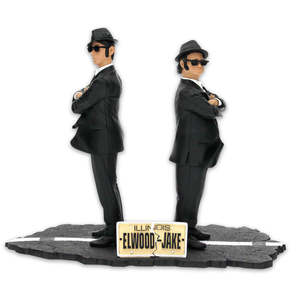 Nouvel ensemble de figurines Blues Brothers Elwood et Jake en plastique, style militaire, modèle ODM pour collectionner, accessoires d'anime - Product Image 1