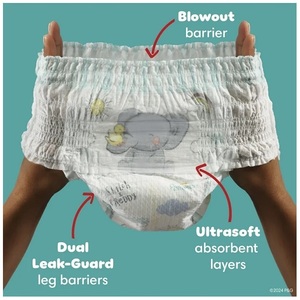 Precio de fábrica para pañales Pampers Swaddlers 360, todos los tamaños, venta al por mayor, pañales de algodón liso, súper absorbentes, fáciles de cambiar. - Product Image 2