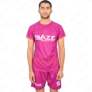 Conjunto de ropa de traje de fútbol de poliéster 100% de Color degradado Jugadores de alta calidad de nivel superior Traje personalizable camiseta de fútbol - Product Image 6