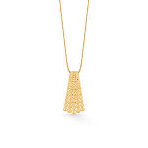 Ensemble de bijoux avec pendentif en perles et diamants vintage plaqué or 18 carats pour un cadeau de mariage - Product Image 3