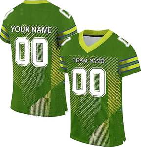 Camiseta de fútbol para jóvenes de equipos deportivos al por mayor, camisetas de fútbol americano personalizadas de secado rápido para adultos - Product Image 5