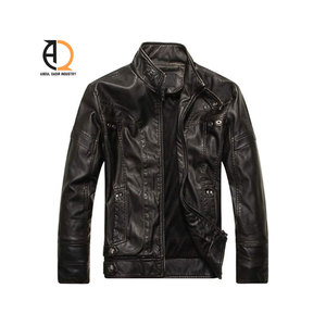 Nouvelles vestes en cuir pour hommes, automne, décontractées, moto, veste en PU, veste en cuir de motard, vêtements de marque - Product Image 5