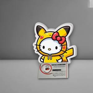 Nueva Llegada, Placa Magnética para Extensión de Pestañas de Acero Inoxidable con Logotipo Personalizado de Hello Kitty, Forma de Corazón, Mariposa, Círculo, Rectángulo - Product Image 5
