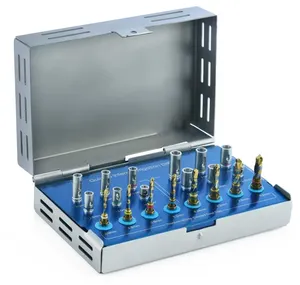 Dental Implant Guided Internal Irrigation Drills with Stopper Kit Surgical Stainless Steel