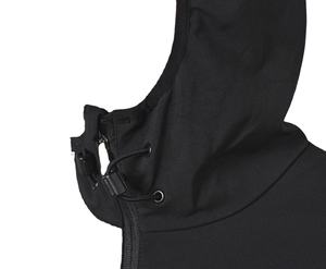 Veste de travail à design personnalisé Veste d'hiver extérieure coupe-vent en polaire polyester Veste d'hiver à capuche - Product Image 6