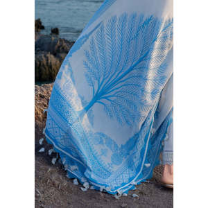 Conjunto de Traje de 3 Piezas Bordado para Mujer con Dupatta de Jacquard MJ-52021 - Product Image 2