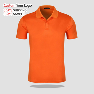 เสื้อเชิ้ตแขนสั้นผู้ชายคุณภาพสูง OEM คอปกแบบเรียบ แห้งเร็ว ผ้าถักโพลีเอสเตอร์ 180 กรัม สไตล์ลำลอง รับสกรีนโลโก้ด้วยเทคนิคการพิมพ์แบบเข็ม - Product Image 4
