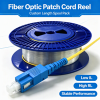 Câble de test en boucle à fibre optique, monomode et multimode, avec connecteurs SC LC pour tests réseau