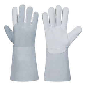 ถุงมือเชื่อมหนังวัว TIG สำหรับทำงานแบบแข็งถุงมือเชื่อมหนังวัว - Product Image 1