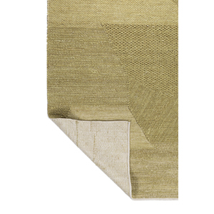 พรมตกแต่งสำนักงาน Nomadic Threads รุ่น PDJT-242 สีเขียว ทอแบบแบนจากปอกระเจาและป่าน - Product Image 5