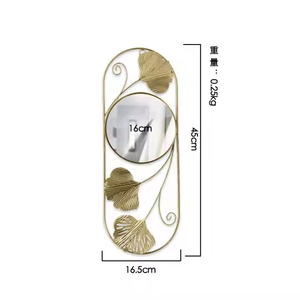 Metal <b>Wall</b> Art Wholesale <b>Decorative</b> Metal Framed <b>Wall</b> Hanging <b>Mirror</b> Home decor <b>wall</b> <b>mirror</b> - Product Image 5
