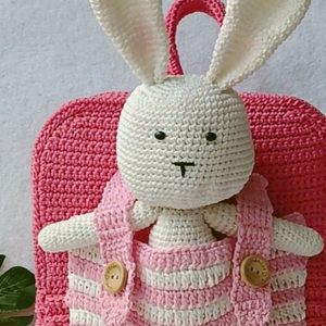 กระเป๋าถักโครเชต์สำหรับผู้หญิงกระเป๋าผ้าถักสะพายไหล่กระเป๋าถักโครเชต์น่ารักสำหรับเด็กผู้หญิงผลิตในเวียดนาม - Product Image 6