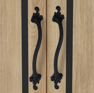 Sleek metal front door flat pull back finely polished durable door handle for entrance aesthetics available at wholesale prices - Product Image 3