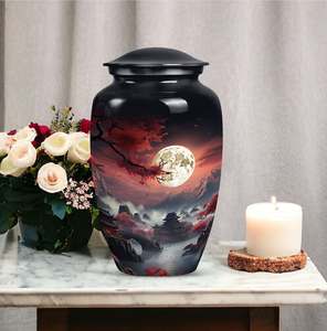 Sakura Night Urns <b>for</b> Cremation <b>Ashes</b> Modern <b>for</b> Human <b>Ashes</b> <b>Keepsake</b> Decorative <b>for</b> Infant Urns Cherry - Product Image 5