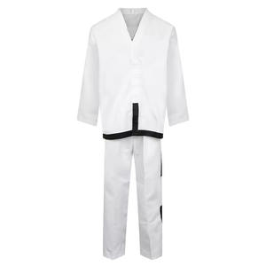 Combinaisons de karaté en coton unisexe de bonne qualité, logo personnalisé, vente en gros, vêtements d'arts martiaux, uniforme de taekwondo pour hommes et femmes, uniforme de combat - Product Image 4
