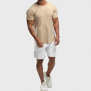 Luxury <b>Men's</b> Polyester/Cotton Oversize T-<b>Shirt</b> 100% Quality 220 Grams Custom Logo Design O-Neck Woven Pattern Print <b>Pocket</b> Quick - Product Image 4