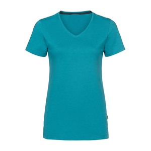 Camisetas transpirables con cuello en V para mujer, camisetas de manga corta, camisetas ligeras de verano - Product Image 1