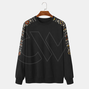 เสื้อสเวตเตอร์แฟชั่นผู้ชายสีหนาแนวสตรีทฮิปฮอปสำหรับฤดูหนาว - Product Image 1