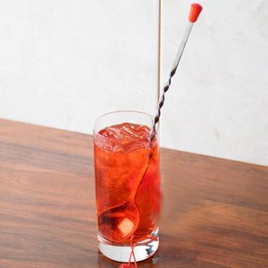 ช้อนบาร์สแตนเลสพร้อมลูกบิดสีแดงด้ามยาวช้อนผสมแบบบิด - Product Image 2