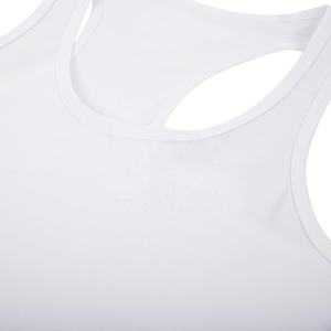 Sustainable <b>Women's</b> Sleeveless Jersey <b>Tank</b> <b>Top</b> Organic Cotton Crop Vest with Ribbed Design and Hollow out Decoration - Product Image 2