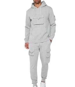 Survêtements pour hommes grande taille 100% coton doux polaire meilleur confortable hommes vêtements survêtements avec Logo 2026 - Product Image 3