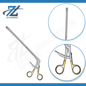 Juego de Instrumentos Quirúrgicos Spencer-Robarts de Acero Inoxidable con Abrazadera de 50 mm de Apertura, Eje Pedunculado Endometrial de 235 mm y Trinquete - Product Image 3