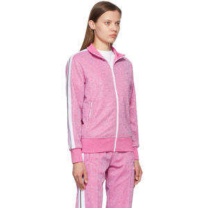 2024 sur mesure mode rose coupe-vent Streetwear épais Polyester survêtement vêtements de sport décontractés Jogging survêtements pour les femmes - Product Image 3