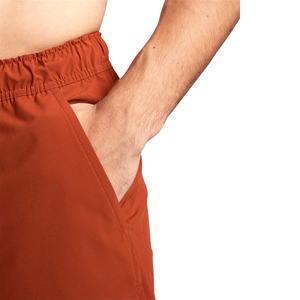 Short à séchage rapide pour hommes orange rouille Logo personnalisé Cordon de serrage Taille athlétique Vêtements de sport d'été Short de sport d'entraînement Expédition DDP - Product Image 4