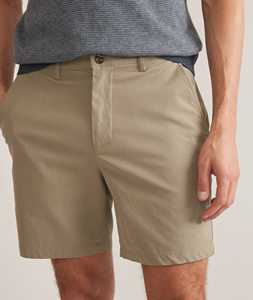 กางเกงขาสั้นชิโนผ้าฝ้าย/สแปนเด็กซ์ลำลองสำหรับผู้ชาย ใส่สบาย ระบายอากาศได้ดี ไม่ยับ ทรงเอวกลาง มีไซส์ใหญ่พิเศษ 4 ไซส์ พร้อมรับสกรีนโลโก้ - Product Image 1