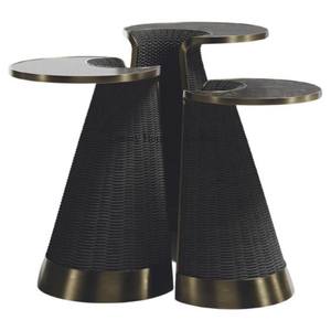 Custom Enamel Sticker Applied Metal Side Table and Nesting Table Top Living Room for Villa Decoration <b>Furniture</b> <b>Accessories</b> - Product Image 3