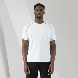 Camiseta de manga raglán multicolor personalizada de alta calidad para hombre 2024, ropa cómoda, 260 gramos de peso, OEM, venta al por mayor - Product Image 3