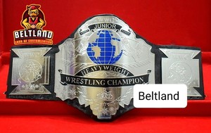 เข็มขัดแชมป์มวยปล้ำรุ่นจูเนียร์เฮฟวี่เวท WWC ผลิตจากโลหะผสมสังกะสี สวมใส่สบาย เอวสูง ระบายอากาศได้ดี ขนาด 2 มม. 4 มม. สำหรับผู้ใหญ่ - Product Image 2