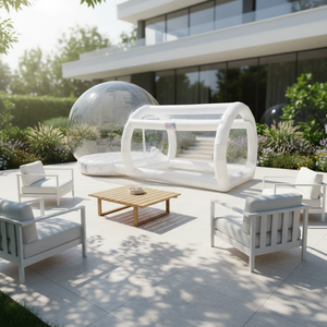 Carpa Inflable <span class=keywords><strong>de</strong></span> PVC para Adultos <span class=keywords><strong>de</strong></span> 3*6m, Diseño <span class=keywords><strong>de</strong></span> Globo <span class=keywords><strong>de</strong></span> Nieve con Domo Transparente, Alquiler <span class=keywords><strong>de</strong></span> <span class=keywords><strong>Castillo</strong></span> Inflable y Brincolín - Product Image 4