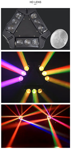 Đèn Laze Sân Khấu Tiệc Tùng 9 Mắt Chất Lượng Cao Hệ Thống Chiếu Sáng Sân Khấu Sàn Nhảy Cho Đám Cưới/Hộp Đêm/Sàn Nhảy/Karaoke - Product Image 5