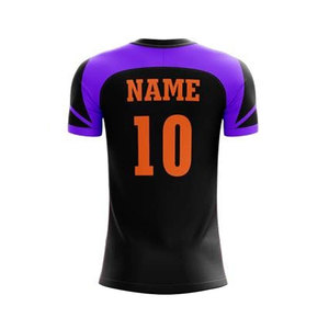Uniforme de Fútbol de Último Diseño, Corte Ajustado, Impresión Digital Personalizada, Ligero, Transpirable, Verano, Alta Calidad, Cuello en V, Manga Corta, Nuevo - Product Image 5